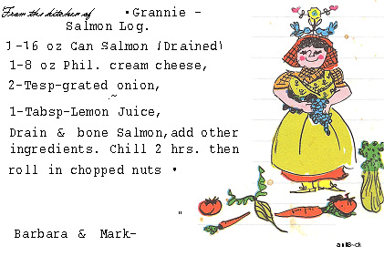 grannie's recipe card